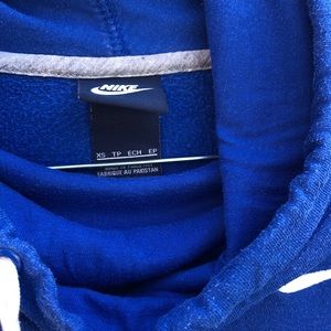 Nike Sweaters - Woman’s Blue Nike pullover hoodie - Size XS Nike Sweaters - Woman’s Blue Nike pullover hoodie - Size XS